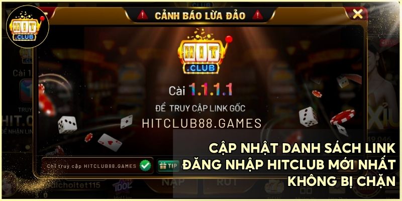 Luôn sử dụng link đăng nhập HitClub chính thống để bảo vệ tài khoản hội viên